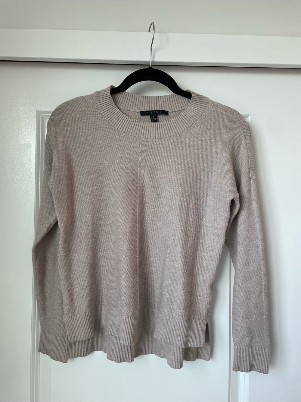 Cyrus Neutral Sweater in Light Taupe